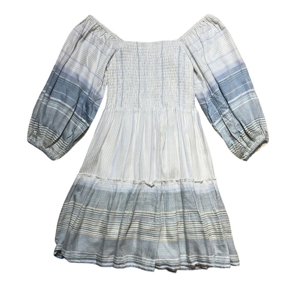 Jens Pirate Booty x Free People Coastline Striped Smocked Mini Dress US S - Picture 12 of 12